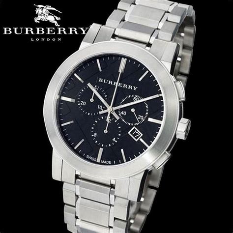 herren burberry uhr bu 9351|Burberry Black Dial Chronograph Stainless Steel .